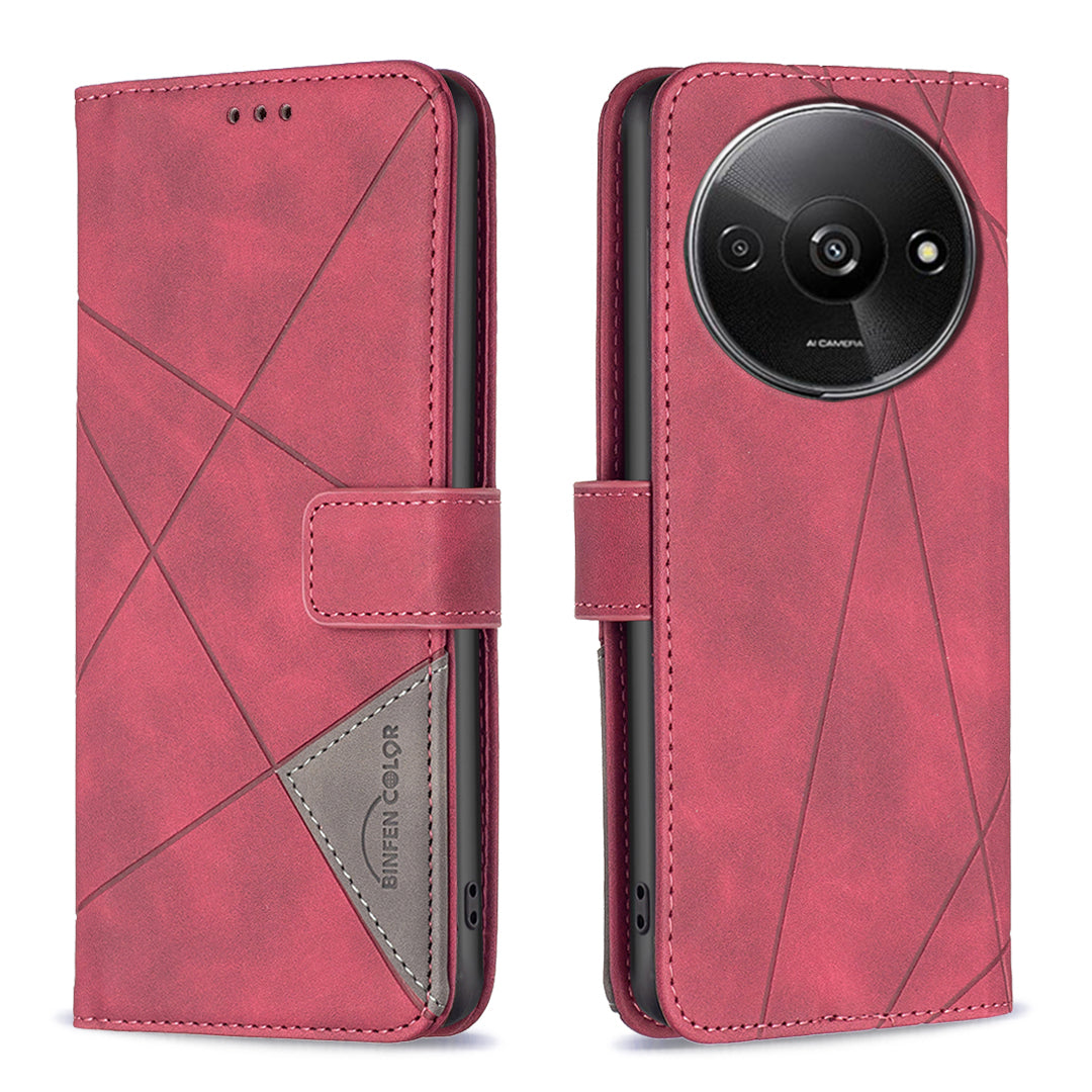 BINFEN COLOR BF05 For Xiaomi Redmi A3 / Poco C61 4G Case PU Leather Phone Cover with Wallet Card Holder BINFEN COLOR BF05 For Xiaomi Redmi A3 / Poco C61 4G Case PU Leather Phone Cover with Wallet Card Holder